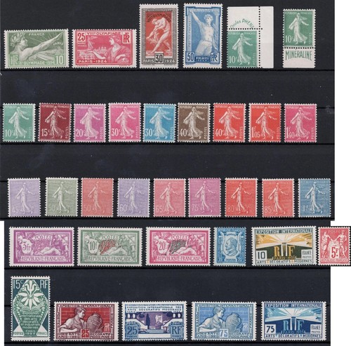 Timbres france année - france**,